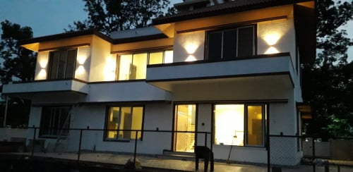 Night View of Bungalow 
