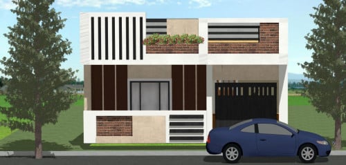Simplex Residential House Elevation 