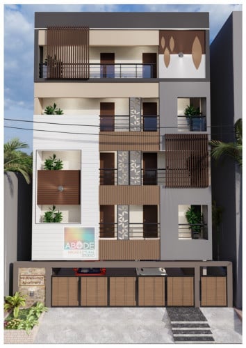 Residential Apartment Elevation Designs 