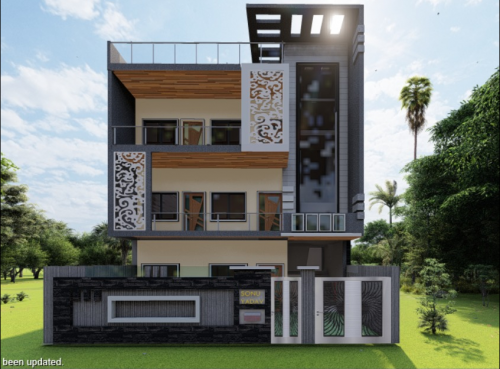G+2 Residential Elevation Designs 