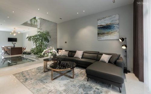 Luxury Living Room Interior 