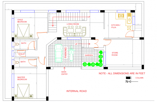 residential floor plan designs  