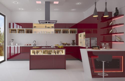 luxury modular kitchen interior designs 