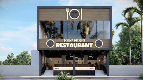 Front Elevation Designs For Restaurant 