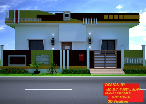 Single Story House Elevation Designs