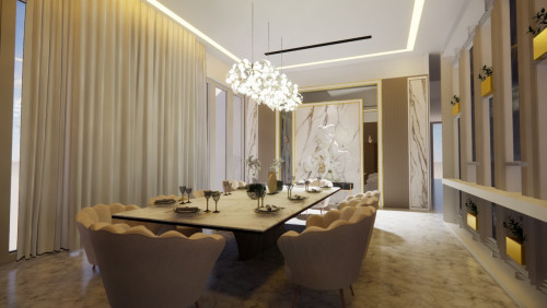Luxury Dining Room Interior
