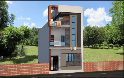 3D House Elevation Designs 