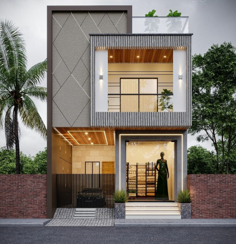 modern house elevation 