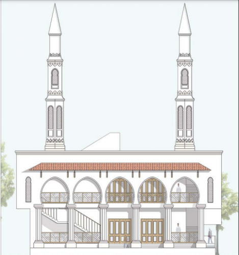Masjid Elevation Designs