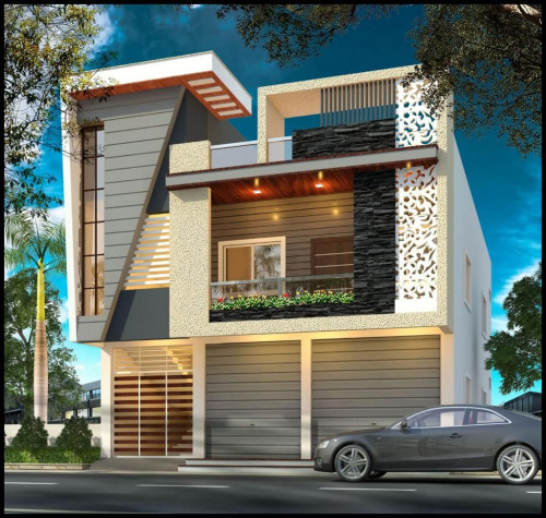 House With Shop Elevation Designs