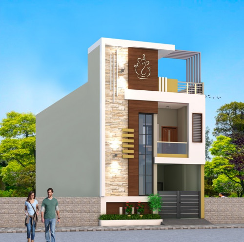 modern house elevation