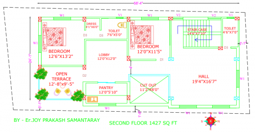 second floor plan designs