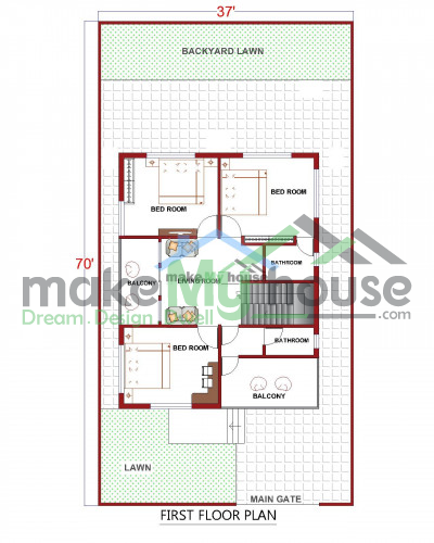 40x70 House Plan Home Design Ideas 40 Feet By 70 Feet Plot Size