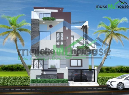 Buy 25x40 House Plan | 25 by 40 Elevation Design | Plot Area Naksha