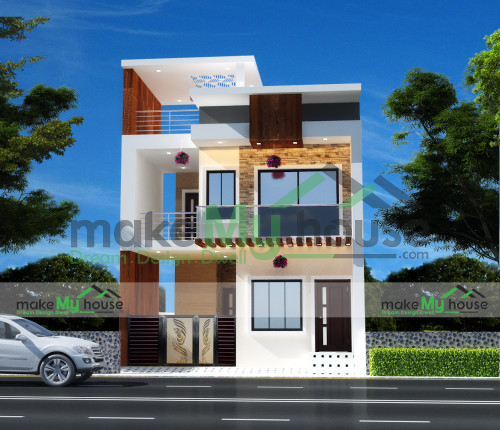 Buy 26x52 House Plan | 26 by 52 Elevation Design | Plot Area Naksha