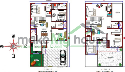 35x60 House Plan Home Design Ideas 35 Feet By 60 Feet Plot Size