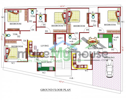 Best Modern Design House Plan | Singlex, Duplex, Triplex House Design ...