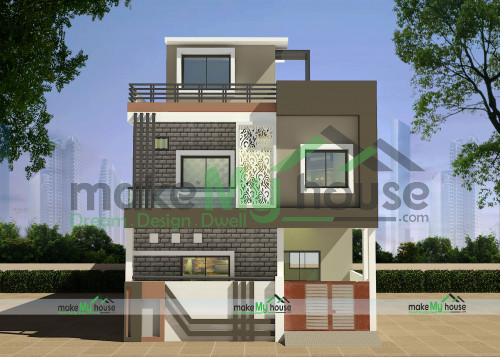 Elevation Design Colour Combinations Architecture Design Naksha Images 3d Floor Plan Images Make My House Completed Project