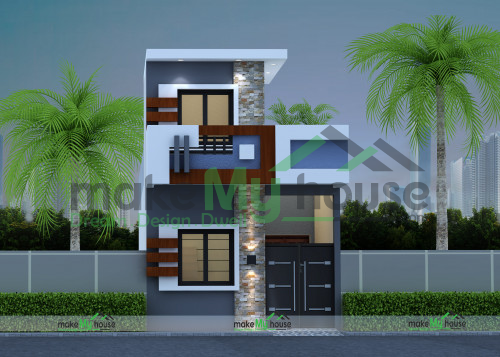 13 50 Front Elevation 3d Elevation House Elevation