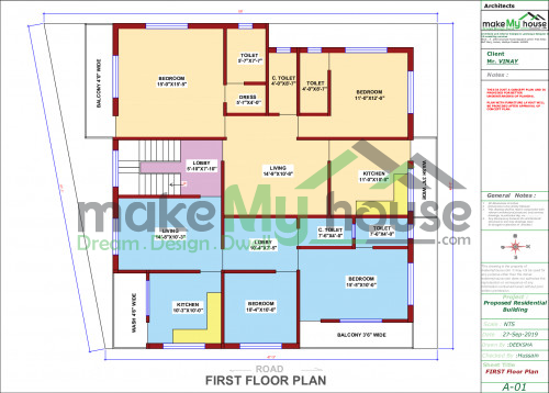 2 Bedroom House Plans Architecture Design Naksha Images 3d Floor Plan Images Make My House Completed Project