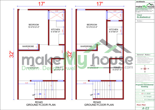 16 32 Front Elevation 3d Elevation House Elevation