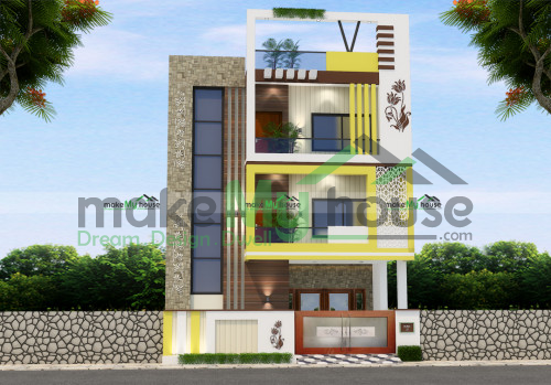 G 2 Elevation Designs Architecture Design Naksha Images 3d Floor Plan Images Make My House Completed Project