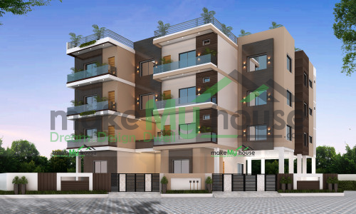 Apartment Design Architecture Design Naksha Images 3d Floor Plan Images Make My House Completed Project
