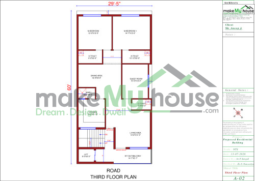 3 Bedroom House Plans Architecture Design Naksha Images 3d Floor Plan Images Make My House Completed Project