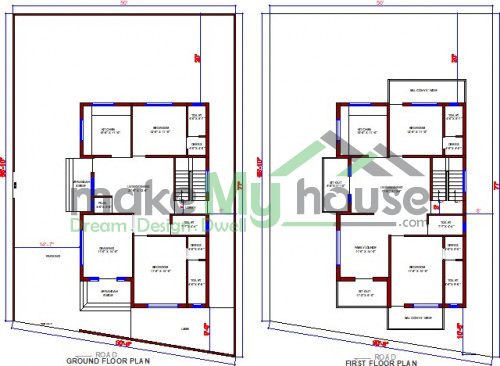 50x60 House Plan Home Design Ideas 50 Feet By 60 Feet Plot Size