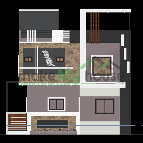 960 Sqft Home Design 2 Story Floor Plan, 2 Story House Floor Plans 3d