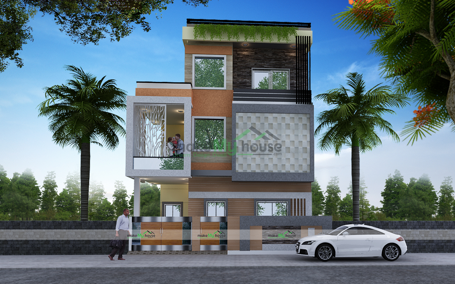 What are the best home design plans for 1674 sq.feet in India?
