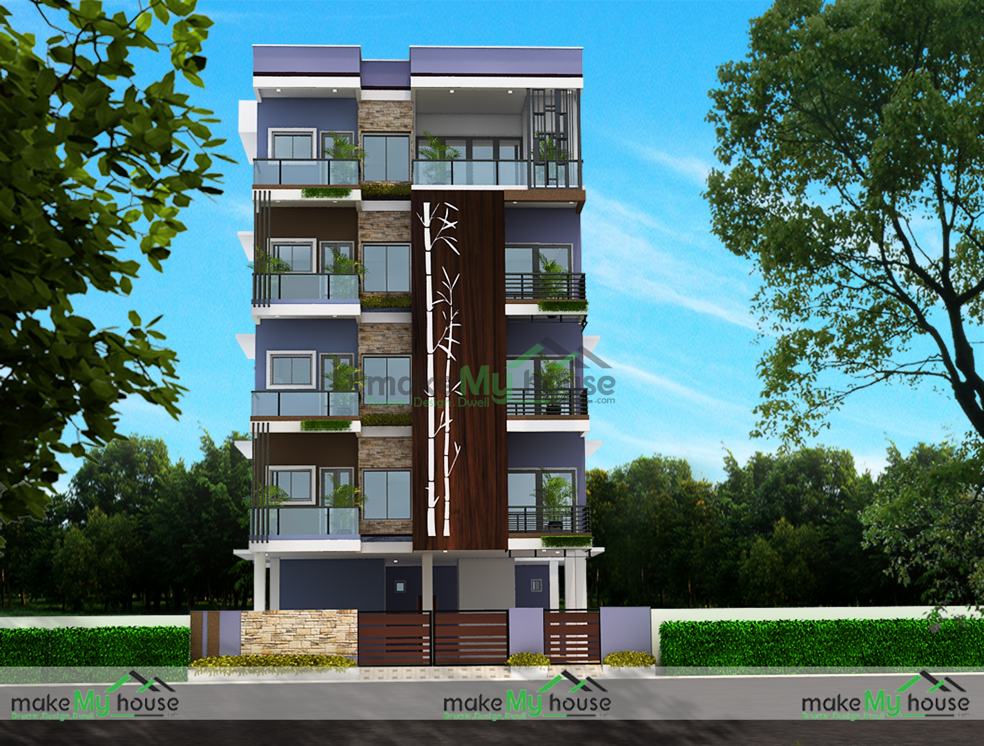 40x70 Multistory Apartment Plan 2800 Sqft Multistory Apartment Architecture Design Ideas