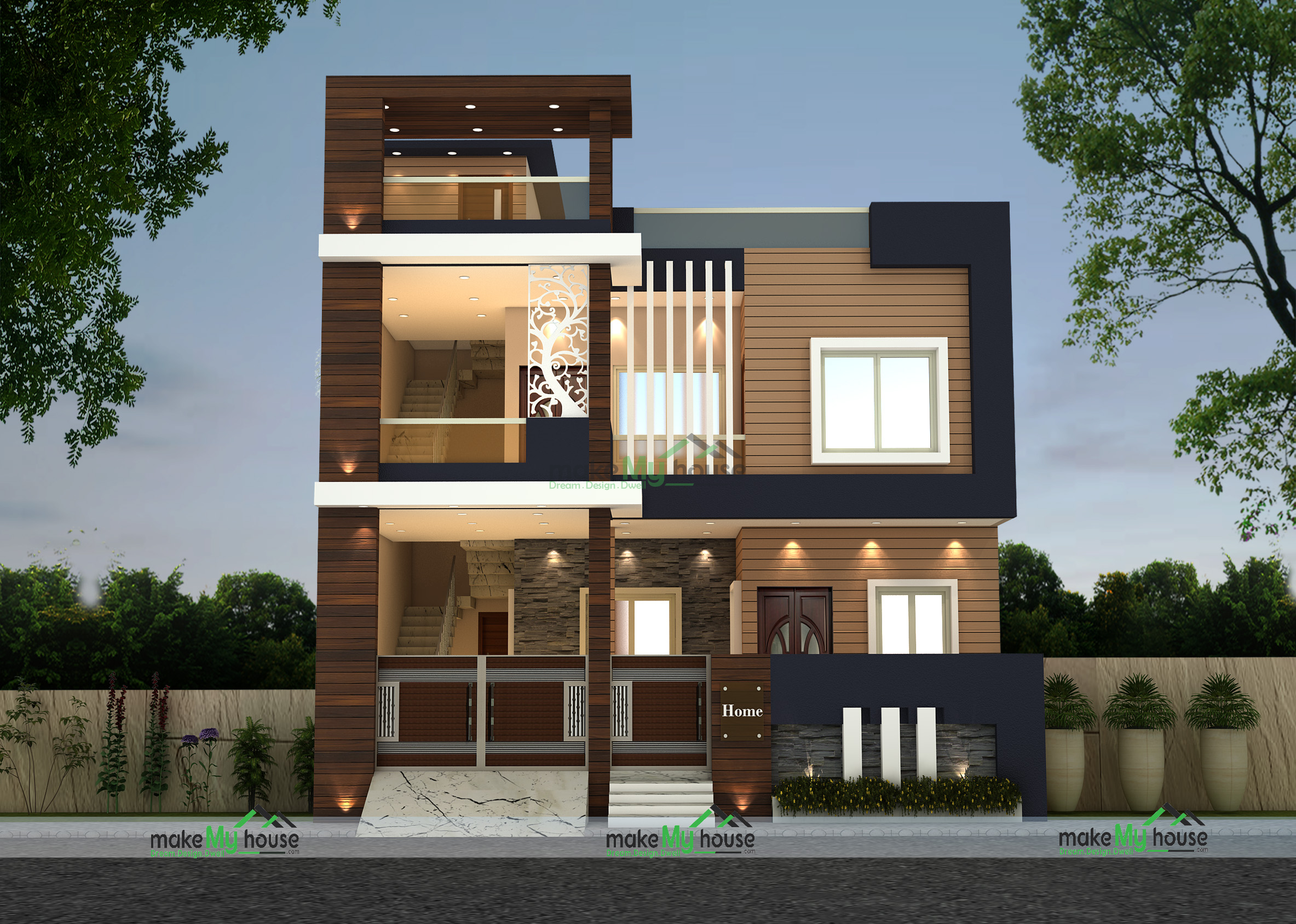 34x53 Home Plan 1802 Sqft Home Design 2 Story Floor Plan