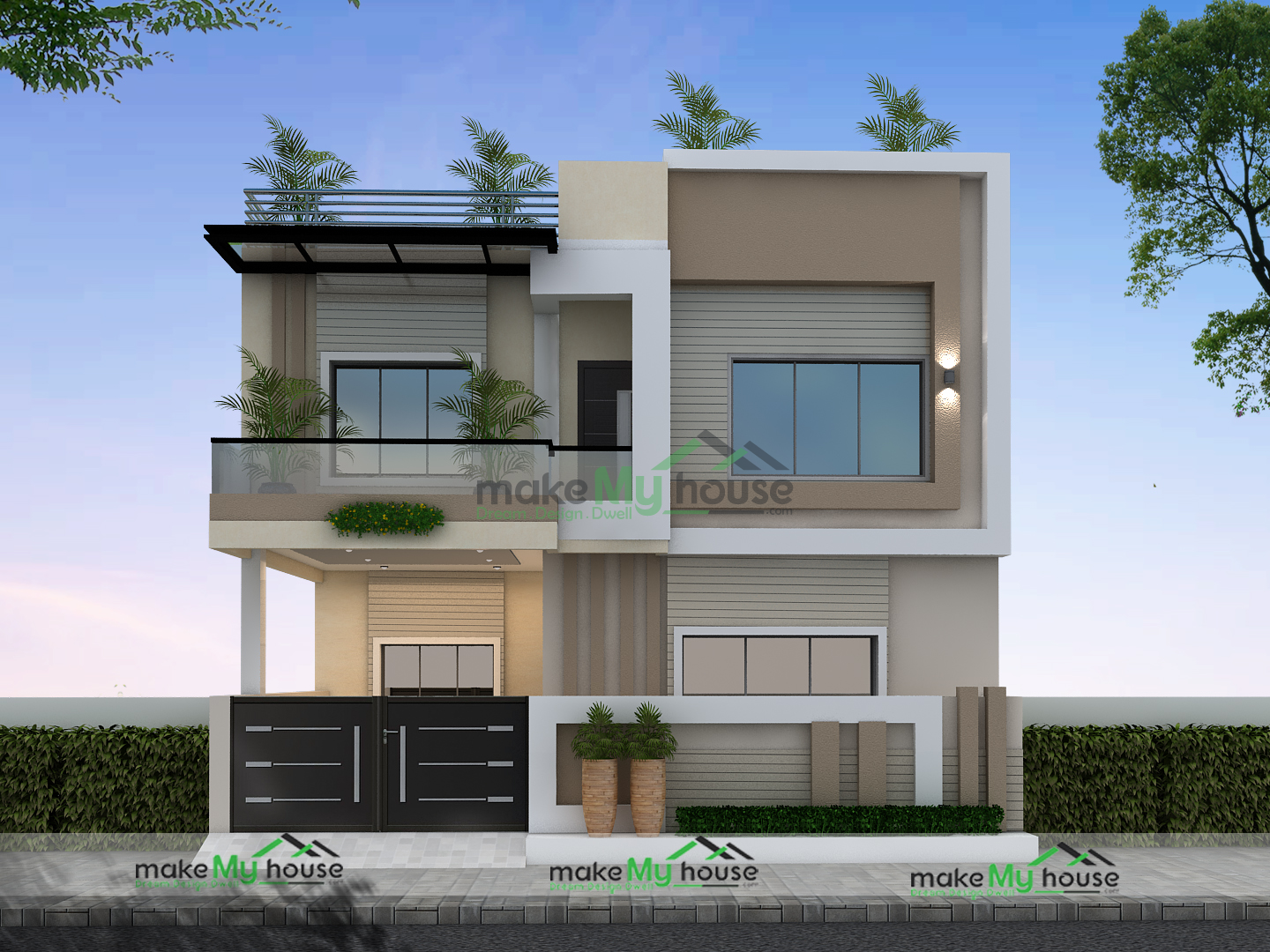 What is the Indian duplex house plan for plot size 30x ft with ...