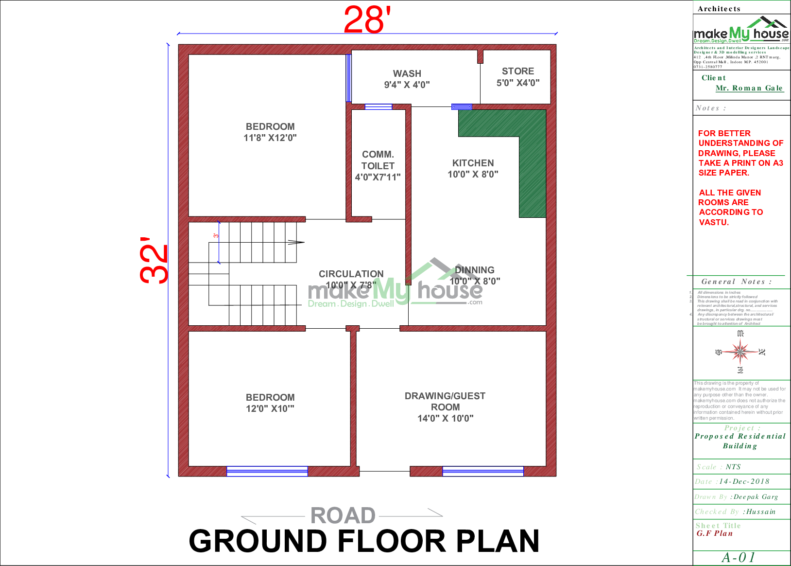 28x32 Home Plan 6 Sqft Home Design 2 Story Floor Plan