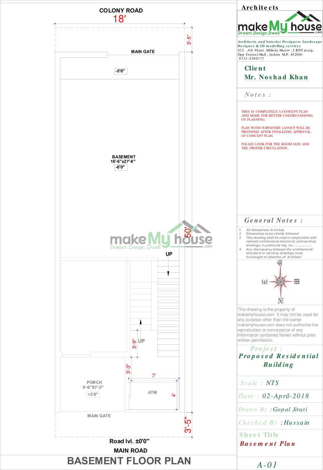 18x50 House With Office Plan 900 Sqft House With Office Design 3 Story Floor Plan