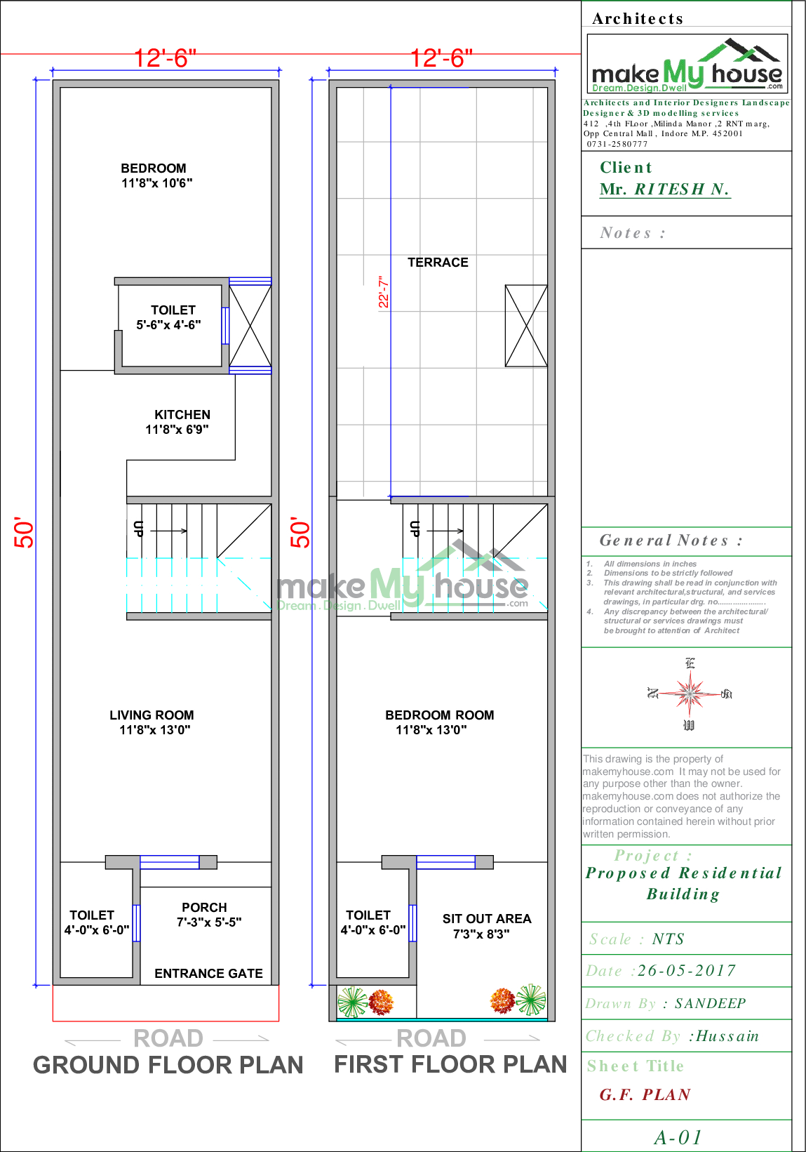 12x50 Home Plan 600 Sqft Home Design 2 Story Floor Plan