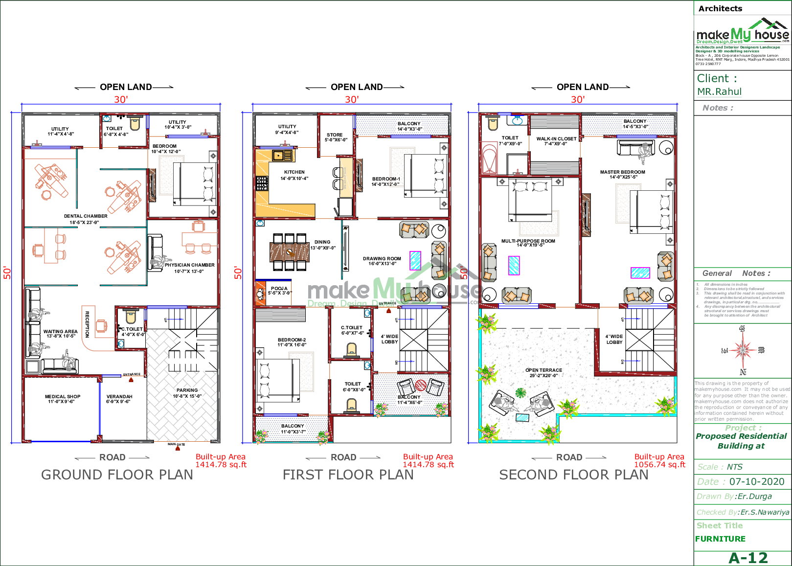 30x50 Hospital Plan 1500 Sqft Hospital Architecture Design Ideas