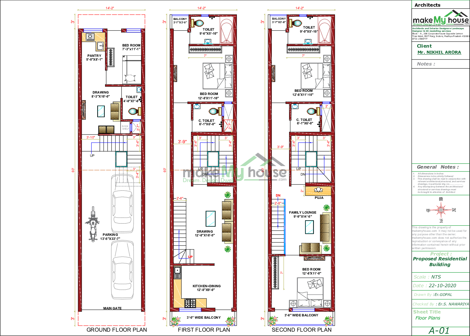 14x60 Home Plan 840 Sqft Home Design 3 Story Floor Plan